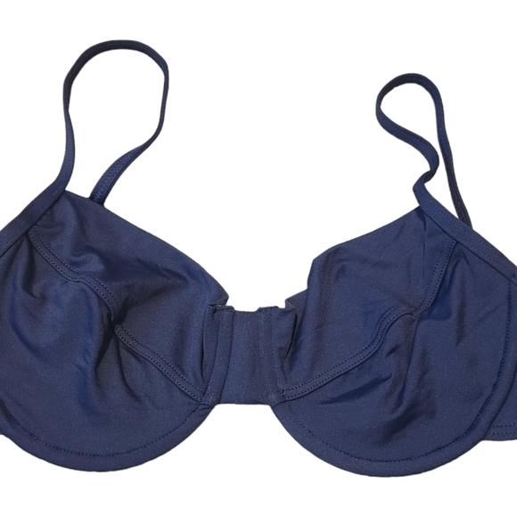 Michael Kors NWT $82 Underwire Bikini Top Navy Blue, Medium & Large Available - Picture 6 of 14